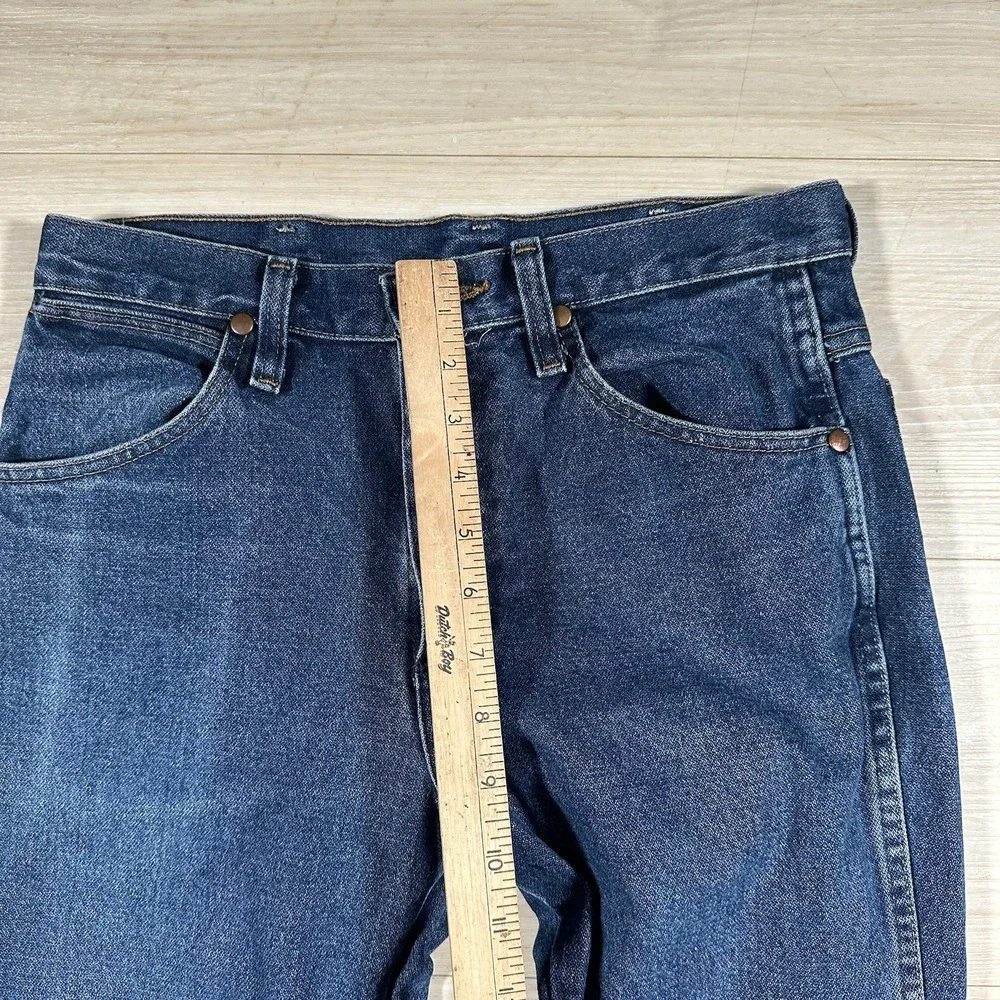 Wrangler Jeans Mens 28x30 Blue Boot Cut Western Cowboy Rodeo 936DSD Retro Y2K
